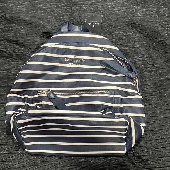 kate spade | Bags | Kate Spade Navy And White Striped  display picture 3